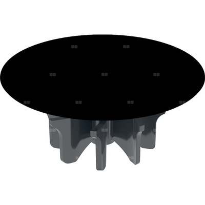 Pokrywa odpływu Geberit do zaworu zestawu odpływowego ze swobodnym przepływem, czarny mat