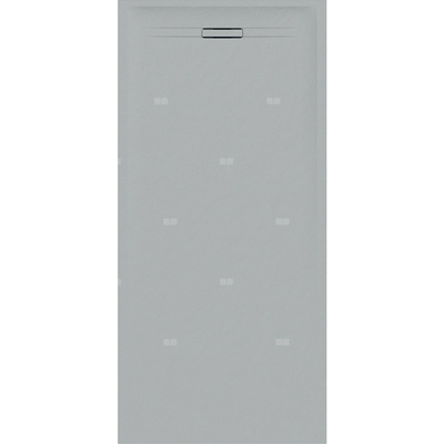 Brodzik prostokątny Geberit Sestra: 170x90x4cm, Szary / Struktura łupka
