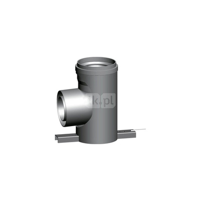 Kolano wspornikowe z podporą 87 st. DN 160 z polipropylenu