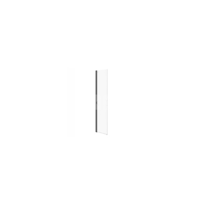 ŚCIANKA RUCHOMA KABINY PRYSZNICOWEJ MILLE WALK-IN CZARNA 50X200