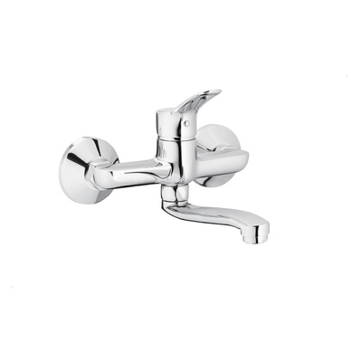 MORRIS BATERIA UMYWALKOWA ŚCIENNA, WYLEWKA 150 MM, CHROM