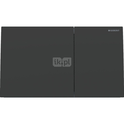 Przycisk uruchamiający Geberit Sigma70, przedni, stal nierdzewna czarny, prostokątny