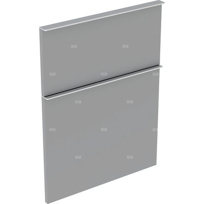 Zestaw frontów szuflad do szafki bocznej GEBERIT iCon, kol. platynowy szer.450 mm