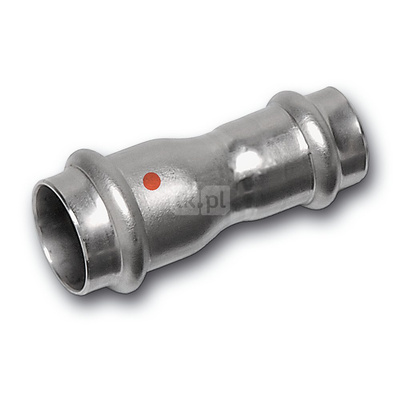 Mufa SANHA NiroTherm Press redukcja, stal nierdzewna, 18 mm x 15 mm (zw x zw)