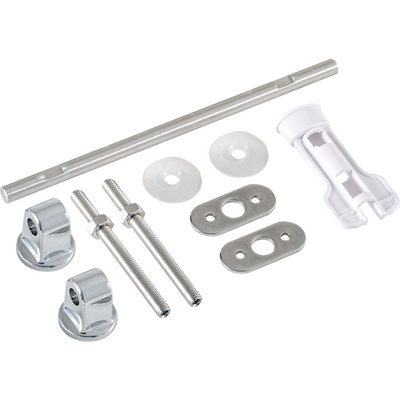 Zestaw zawiasów Geberit z wałkiem zawiasów, do deski sedesowej, mocowanie od dołu