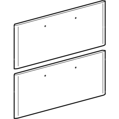 Front szuflady do szafki pod umywalkę GEBERIT iCon, kol. biały szer.600 mm