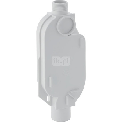 Syfon natynkowy Geberit do urządzeń: d=40mm, Biały-alpin