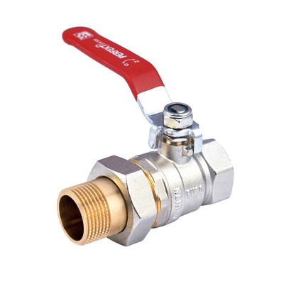 Zawór kulowy PERFEXIM PHA-007/R mosiądz niklowany, PN30 3/4'' GZ x GW, uchwyt: dźwignia