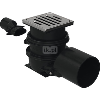 Wpust podłogowy Geberit Varino poziomy, d110: d=110mm, d1=50mm