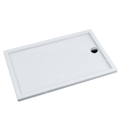 Brodzik kompozytowy Stabilsound Plus® Corrina 90x160x5,5 cm, prostokątny z odpływem na krótszym boku