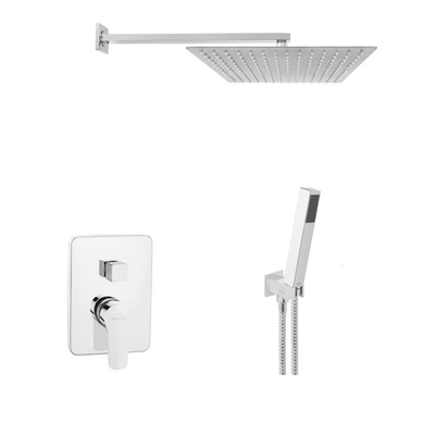 Zestaw podtynkowy z baterią podtynkową 2-funkcyjną Verso chrom