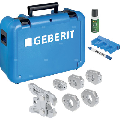 Obrotowe pierścienie zaciskowe Geberit Mapress [2], w walizce d15-35