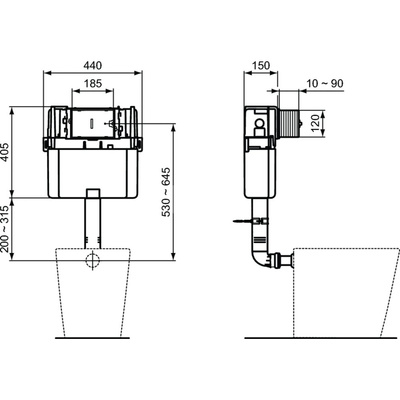 PROSYS WC ZBIORNIK 150M