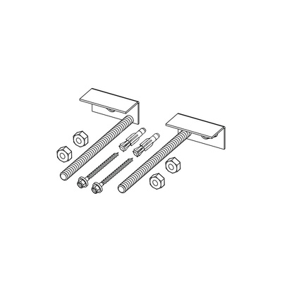 TECEprofil - mocowanie stelaża podtynkowego proste