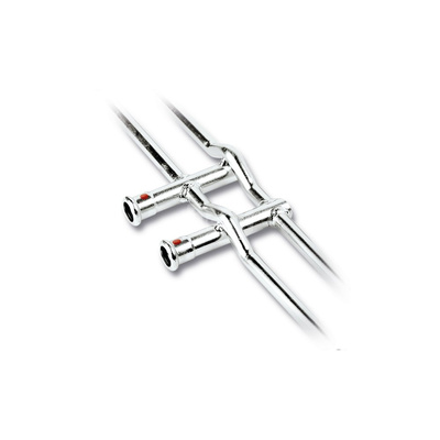 Czwórnik SANHA Therm krzyżowy do najwyższej kondygnacji stal 15 mm, zw x zw x zw x zw