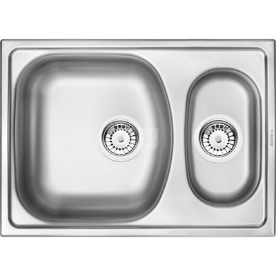 Zlew. xylo dekor 1,5k b/o 620x440x150, 3,5" + osprzęt