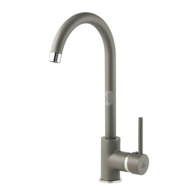 Bateria milin zlewozmywakowa z wylewką "u" kolor szary