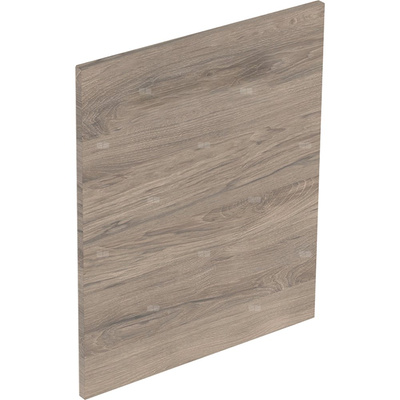 Drzwi do szafki pod umywalkę GEBERIT, kol. orzech włoski hickory melamina, struktura drewna szer.500 mm