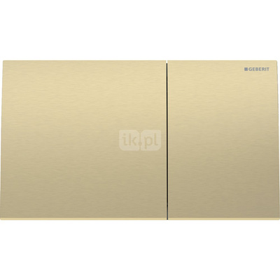 Przycisk uruchamiający Geberit Sigma70, przedni, stal nierdzewna mosiądz, prostokątny