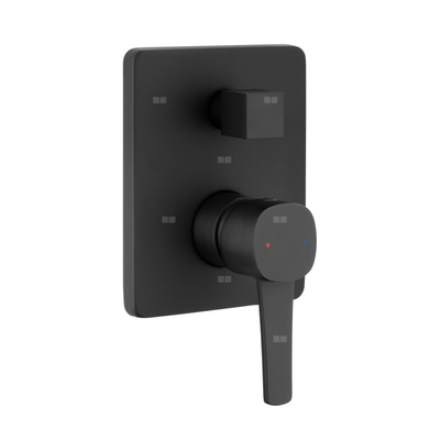 Bateria podtynkowa 2-funkcyjna Glamour czarna