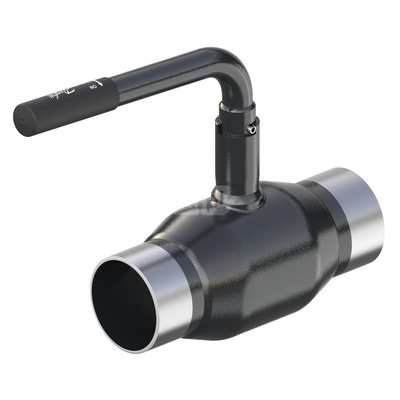 Zawór kulowy JIP-WW DN 80 PN25 L HI, uchwyt, ze zredukowanym przelotem, PN 25, DN 80, do wspawania