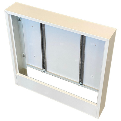 Szafka natynkowa do rozdzielaczy 1015x580x110 (13-14 sekcji), RAL 9003 biała
