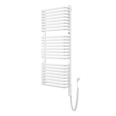 Grzejnik elektryczny (suszarka) INSTAL-PROJEKT STANDARD ELECTRO, wym. 1173 (1278 z grzałką)/600 mm, kolor biały połysk, moc 900 W