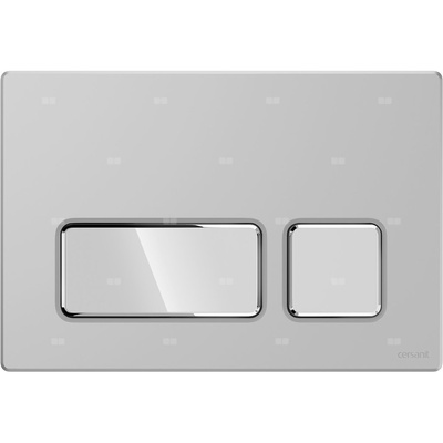 PRZYCISK BLOCK CHROM MATOWY KLAWISZE CHROM BŁYSK