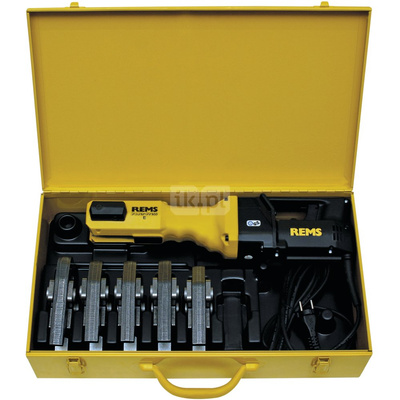 Komplet narzędzi REMS - zaciskarka sieciowa Power-Press SE + szczęki o profilu "M" - 15-35