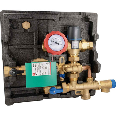 Grupa pompowa do cyrkulacji ciepłej wody użytkowej WZS 100, ATM Kvs 2,5 m3/h