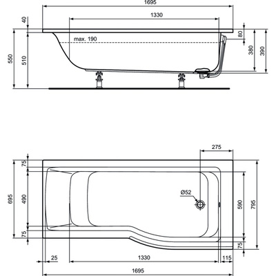 CONNECT AIR WANNA 170X80 RH
