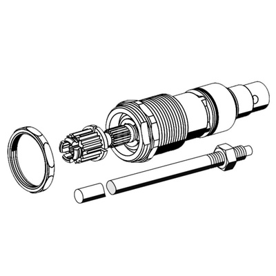 Głowica POLAR II set z wrzecionem,, długość wrzeciona 488 mm