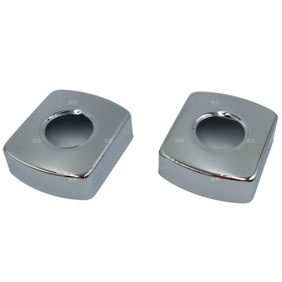 Rozety do baterii Glamour/ Magic, chrom