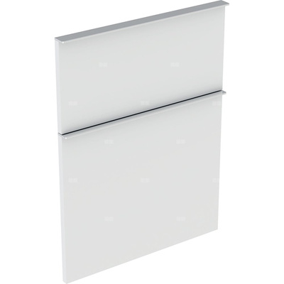 Zestaw frontów szuflad do szafki bocznej GEBERIT iCon, kol. biały matowy szer.450 mm