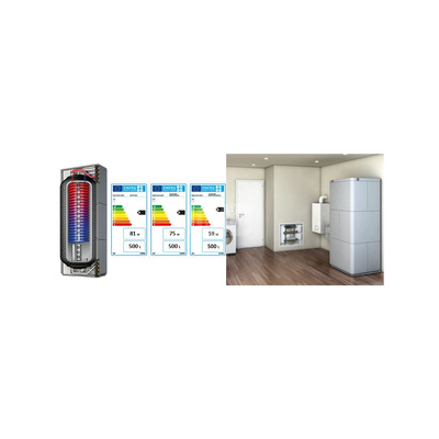 Zbiornik buforowy stojący ROTH Thermotank Quadroline TQ-TWT pojemność 850 l 3 bar bez wężownicy, izolacja: pianka polistyrenowa, kolor: biały