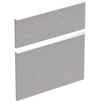 Zestaw frontów szuflad do dolnej szafki pod umywalkę GEBERIT iCon, kol. platynowy szer.600 mm