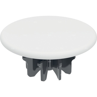 Pokrywa odpływu Geberit do zaworu zestawu odpływowego ze swobodnym przepływem: Materiał=Ceramika sanitarna, Biały