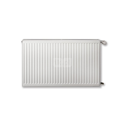 Grzejnik płytowy typ 22 TERMO TEKNIK Termolux K zasilany z boku wym. 600 x 1100 mm, kolor biały, moc 1839 W