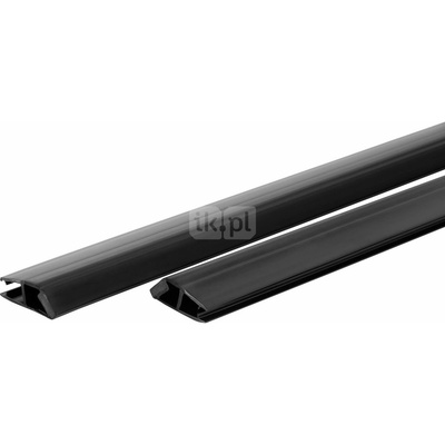 Uszczelki pionowe magnetyczne nero do szyby ruchomej 5 mm