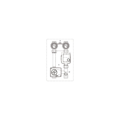 Regumat M3-130, DN 20, z pompą Grundfos Alpha 2.1 15-60