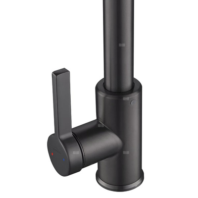 Bateria zlewozmywakowa 4-funkcyjna z wyciąganą wylewką Nelia, czarny