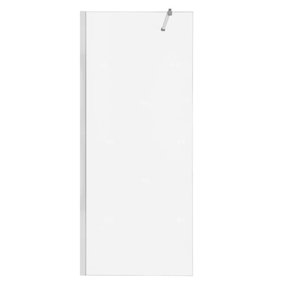 Kabina prysznicowa Walk-in z chromowanymi profilami