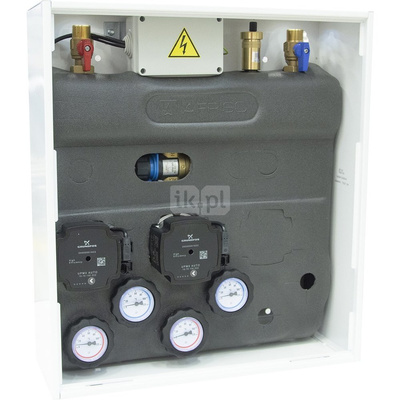 Grupa pompowa AFRISO PrimoBox AZB 201 GZ x GW 3/4'' x 3/4'', z zaworem termostatycznym, z izolacją