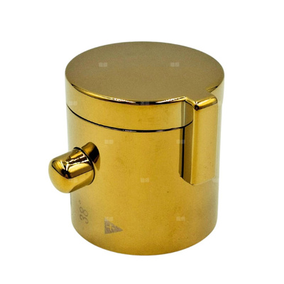 Pokrętło termostatu do baterii w deszczowni Gold