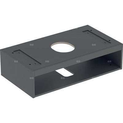 Korpus Geberit do dolnej szafki pod umywalkę stawianą na blat VariForm, z jedną szufladą: B=90cm, Lava / Lakierowany matowy