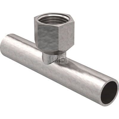 Trójnik GEBERIT Mapress C-Stahl przejściowy 90' stal (ocynk) 42 mm x 1/2'' x 42 mm (końcówka wsuwana x GW x końcówka wsuwana)