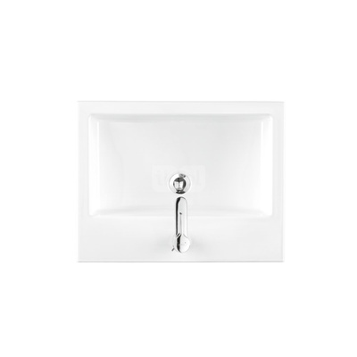 Umywalka Koło Twins, B60cm, H17.5cm, T46cm, z otworem na baterię, z przelewem