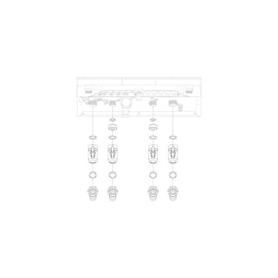 Zestaw przyłączy hydraulicznych do kotła FGB (przyłącze kątowe)