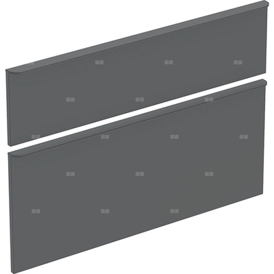 Zestaw frontów szuflad do szafki pod umywalkę GEBERIT, kol. lava matowy szer.900 mm