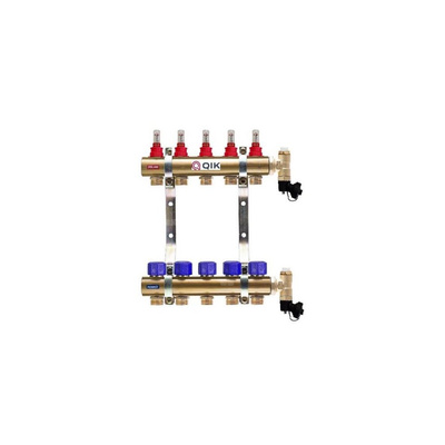 Rozdzielacz mosiężny do OP z przepływ - QIK BASIC II C- 11 sekcji